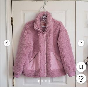 With tags New Levis Pink Sherpa Jacket